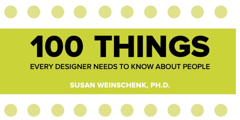 Läs mer om artikeln Bokrecension: 100 Things Every Designer Needs to Know About People av Susan Weinschenk