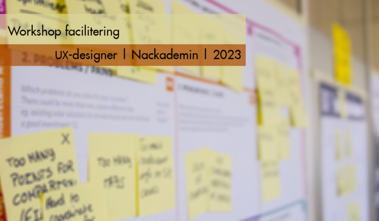 Läs mer om artikeln Kursen Workshop facilitering på UX-designer vid Nackademin